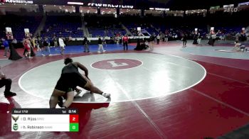 285 lbs Quarterfinal - Dominic Rijos, Springfield Central vs Hayden Robinson, Raymond Rams