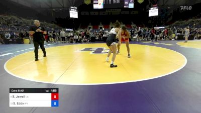 155 lbs Cons 8 #2 - Symone Jewell, CA vs Sarah Eddy, WY