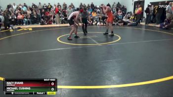 19 lbs Round 3 - Michael Cushing, Waukon vs Nacy Evans, Riceville