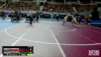 D3-215 lbs Cons. Round 1 - Malcolm Williams, Sahuarita Hs vs Carlos Rodriguez, Payson