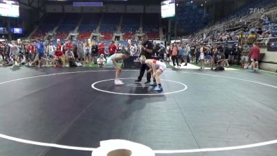 120 lbs Cons 64 #2 - Aidan Larson, Oregon vs Dominic Benjamin, Michigan