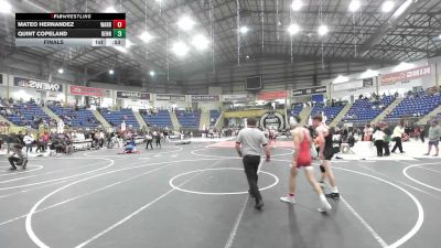 130 lbs Final - Mateo Hernandez, Warrior WC vs Quint Copeland, Bennett WC
