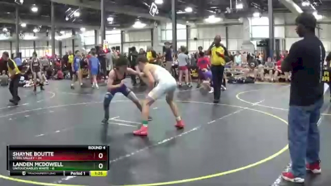 115 lbs Round 4 (6 Team) - Shayne Boutte, Steel Valley vs Landen ...