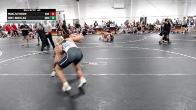 150 lbs Round 2 (4 Team) - Max Johnson, Reverence United Black vs Josh Nicolas, Storm Wrestling Center B