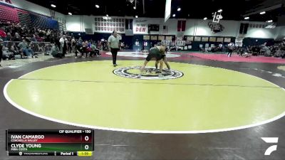 150 lbs Champ. Round 2 - Ivan Camargo, Coachella Valley vs Clyde Young, Mira Costa