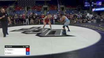 182 lbs Rnd Of 64 - Ethan Flowers, Virginia vs Diego Costa, California