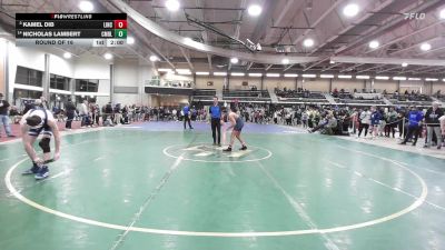 144 lbs Round Of 16 - Kamel Dib, Lincoln vs Nicholas Lambert, Cumberland