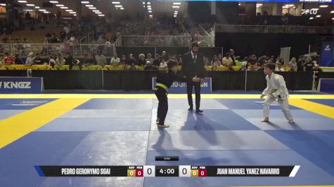 Juan Manuel Yanez Navarro vs Pedro Geronymo Sgai 2025 Pan Kids Jiu-Jitsu IBJJF Championship
