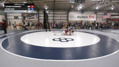 57 kg Cons. Sub-rd Of 32 - Sloan Johannsen, Wolves Wrestling Club vs Xavier Diaz, NYU