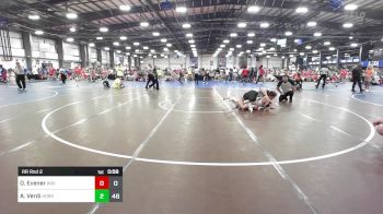 160 lbs Rr Rnd 2 - Owen Evener, Indiana Outlaws Orange vs Anthony Verdi, Iron Horse Wrestling Club