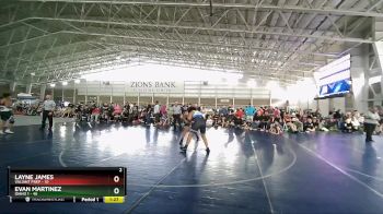 265 lbs Round 1 (4 Team) - Evan Martinez, Idaho 1 vs Layne James, Valiant Prep
