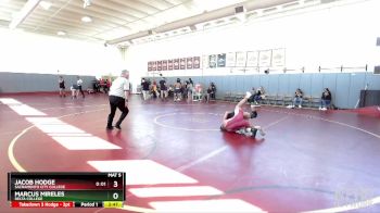 141 lbs Quarterfinal - Jacob Hodge, Sacramento City College vs Marcus Mireles, Delta College