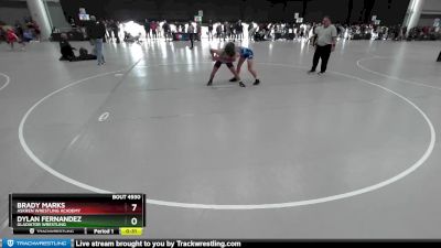 132 lbs Cons. Round 4 - Dylan Fernandez, Gladiator Wrestling vs Brady Marks, Askren Wrestling Academy