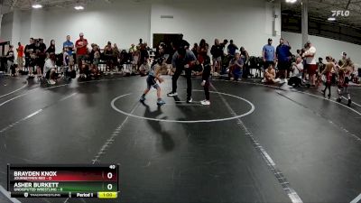 40 lbs Finals (2 Team) - Brayden Knox, Journeymen Red vs Asher Burkett, Undisputed Wrestling