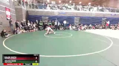 200/235 Quarterfinal - Kaleb Smith, Fighting Squirrels vs Devon Rose, Unattached