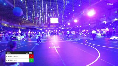 123 lbs Consi Of 16 #1 - Ellianna Campos, Carlsbad Combat WC vs Payton Welsh, Unattached