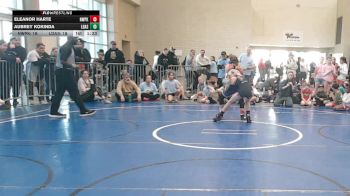 90 lbs Rr Rnd 1 - Eleanor Harte, NewWhale Pink - Girls vs Aubrey Kokinda, Lady Assassins - Girls