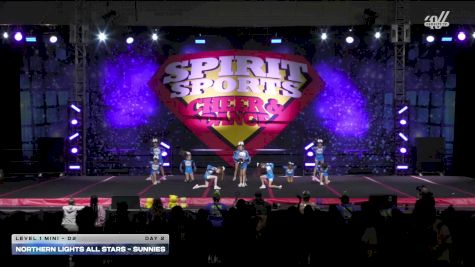 Northern Lights All Stars - Sunnies [2025 L1 Mini - D2 Day 2] 2025 Spirit Sports Worcester Nationals