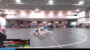 5A 120 lbs Cons. Round 1 - Dalton Snyder, Lexington vs Logan Shope, Fort Mill