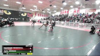 125 lbs 7th Place Match - Mackenzie Mendenhall, Corona Senior vs Faith Jernigan, Cerritos