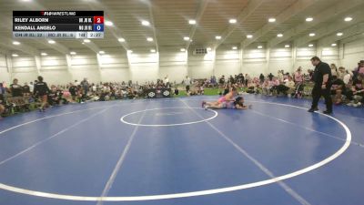 190 lbs Riley Alborn, Ohio Blue vs Kendall Angelo, Missouri Blue