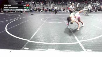 118 lbs 7th Place - Ziva Auck, Centralia WC vs Raeya Dobelbower, Trailhands