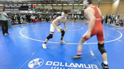 150 lbs Consolation - Henry McElligott, Holliston vs Nicholas Genin, Newton South