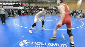 150 lbs Consolation - Henry McElligott, Holliston vs Nicholas Genin, Newton South