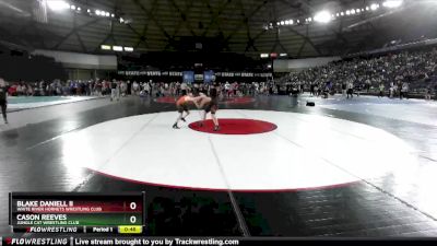 120 lbs Semifinal - Cason Reeves, Jungle Cat Wrestling Club vs Blake Daniell Ii, White River Hornets Wrestling Club