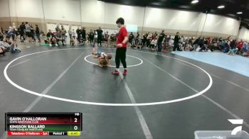 85 lbs Round 1 - Kingson Ballard, Team Conquer Wrestling vs Gavin O`Halloran, Scots Wrestling Club