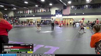 155 lbs Quarterfinal - Teegan Sulentich, Washington vs Cora Davis, North Scott