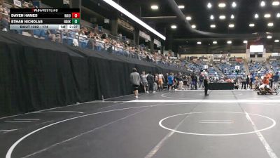 174 lbs Cons. Round 2 - Ethan Nicholas, Northeast Oklahoma vs Daven Hames, Waldorf (Iowa)