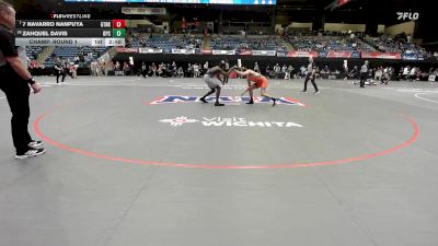 184 lbs Champ. Round 1 - 7 Navarro Nanpuya, Georgetown vs Zahquel Davis, Brewton-Parker