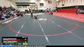 98 Boys Cons. Round 5 - Eden Cobos Ortega, Lewis Palmer Wrestling vs Noah Bridgewater, Erie Tigers