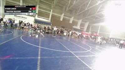 90 lbs Cons. Round 5 - Daxton Telford, Sanderson Wrestling Academy vs Kysen Lance, Uintah Wrestling