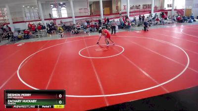 184 lbs Quarterfinal - Desmon Perry, Ohio Wesleyan vs Zachary Huckaby, Wabash