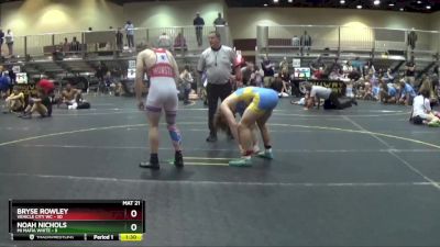 167 lbs Round 4 (6 Team) - Bryse Rowley, Vehicle City WC vs Noah Nichols, Mi Mafia White