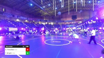 145 lbs Quarterfinal - Evee Trevallee, Windsor Middle School vs Teagan Bright, Turner WC