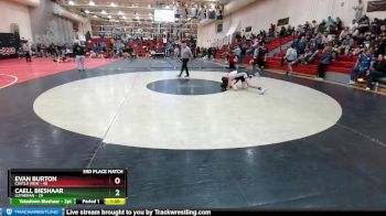 138 lbs 3rd Place Match - Caell Bieshaar, Lutheran vs Evan Burton, Castle View