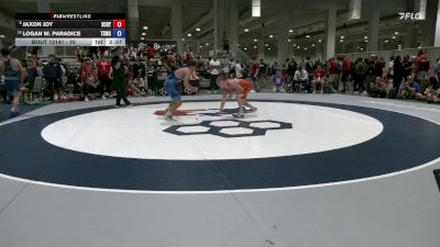 70 lbs Champ. Round 4 - Jaxon Joy, Spartan Combat RTC/ Titan Mercury Wrestling Club (TMWC) vs Logan W. Paradice, The Storm Wrestling Center
