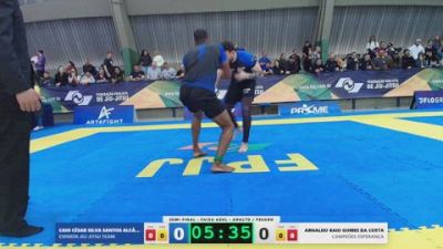 ARNALDO KAIO GOMES DA COSTA vs CAIO CÉSAR SILVA SANTOS ALCÂNTAR 2026 FPJJ Circuito Paulista NO GI Etapa 3