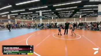 88-95 lbs Round 3 - Rylan Van Winkle, Silverback Wrestling Fort Worth vs Clayton Williams, Fowler Mound