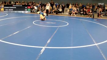 132 lbs Round 1 - Zac Snow, Lincoln Southwest vs Ethan Cordova, Klein