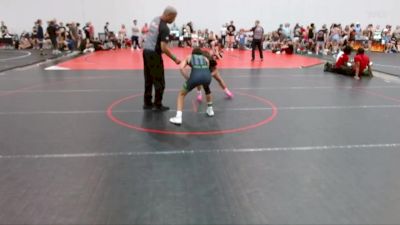 120 lbs Round 2 (6 Team) - Cruz Floyd, Bulloch Bandits Wrestling Club vs Jordan Safaie, Team Snapdown