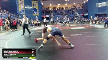 175 lbs Cons. Round 3 - Lukas Zalota, Malvern Prep vs Grayson Jones, Fishburne Military School