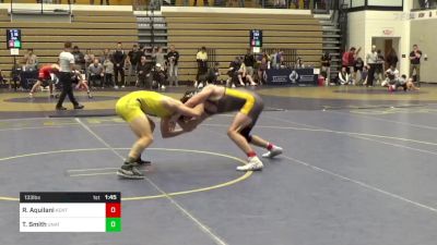 133 lbs Round Of 32 - Ryan Aquilani, Kent State vs Trennen Smith, Unattached-UPJ