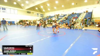 150 lbs Cons. Round 7 - Daniel Rundle, Ventura Highschool vs Calen Reyna, Servite High School