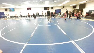 54-58 lbs Round 1 - Jj Cruz, MTC vs Jenevieve Rohde, Hemet Youth Wrestling Club