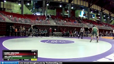 190 lbs Round 1 (4 Team) - William Rodriguez, Schuyler vs Korey Weltmer, Smith Center HS