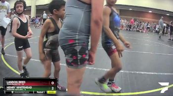 72 lbs Round 2 (6 Team) - Trevor Lindquist, ARES Black vs Nico Distasio, Bad Bass